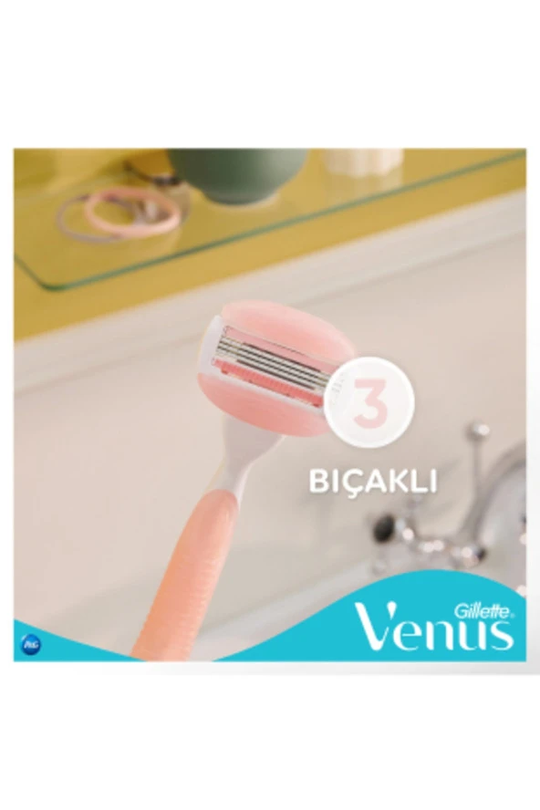 Gillette Venus Comfortglide Spa Breeze Kadın Tıraş Bıçağı + 4 Yedek Başlık - 3