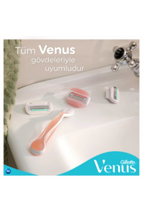 Gillette Venus Comfortglide Spa Breeze Kadın Tıraş Bıçağı + 4 Yedek Başlık - 6