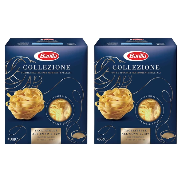 Barilla Tagliatelle Makarna 450 gr x 2 Adet
