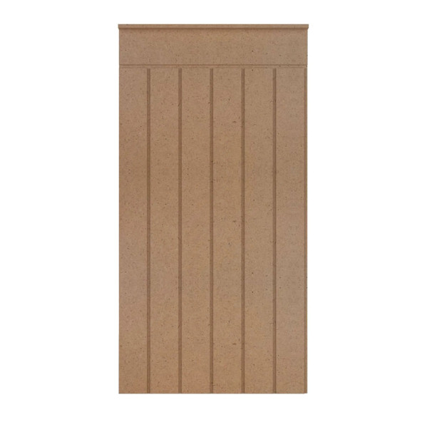 Dekoratif Duvar Paneli ( 54 X 105 Cm ) Boyanabilir Ahşap Ham Mdf Duvar Paneli - 2