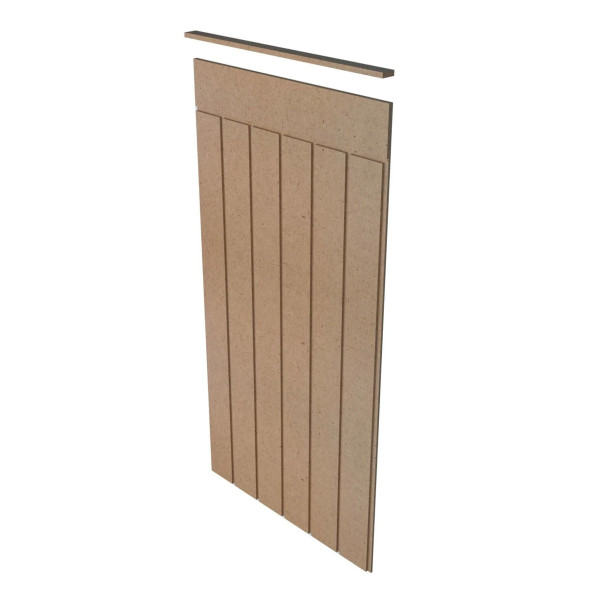 Dekoratif Duvar Paneli ( 54 X 105 Cm ) Boyanabilir Ahşap Ham Mdf Duvar Paneli - 3