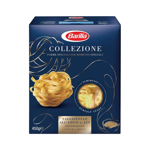 Barilla Tagliatelle Makarna 450 gr x 3 Adet - Resim 3