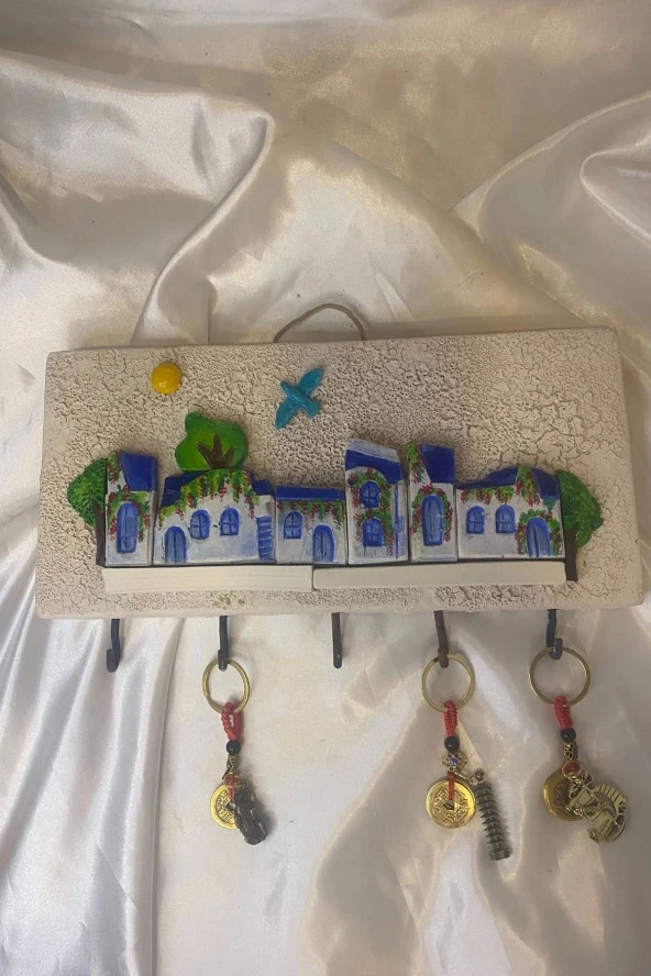 Anahtarlık Duvar Süsü El İşi Taş ürün görseli