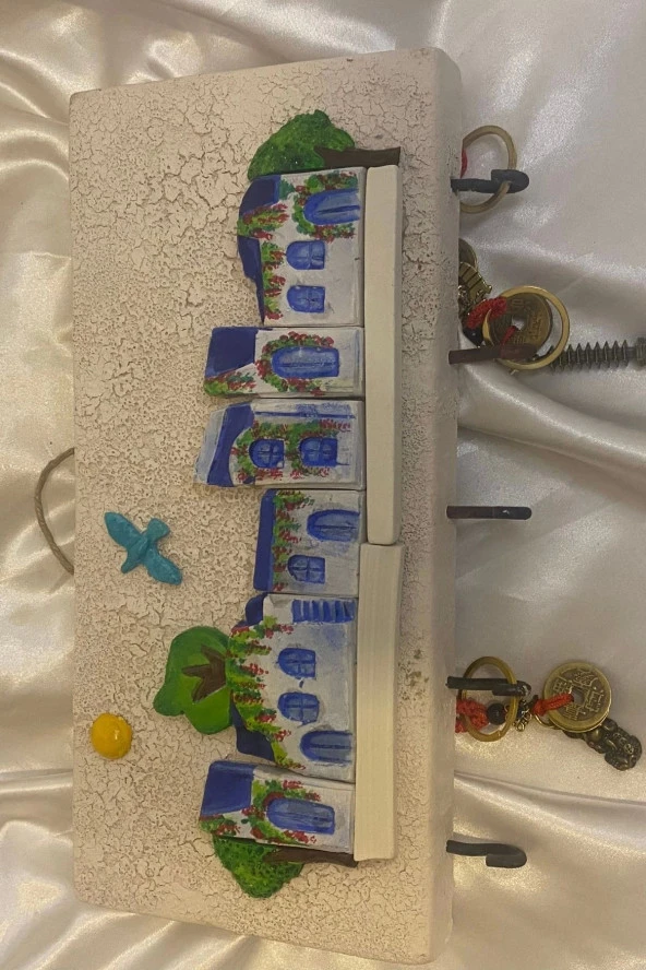 Anahtarlık Duvar Süsü El İşi Taş - Resim 4