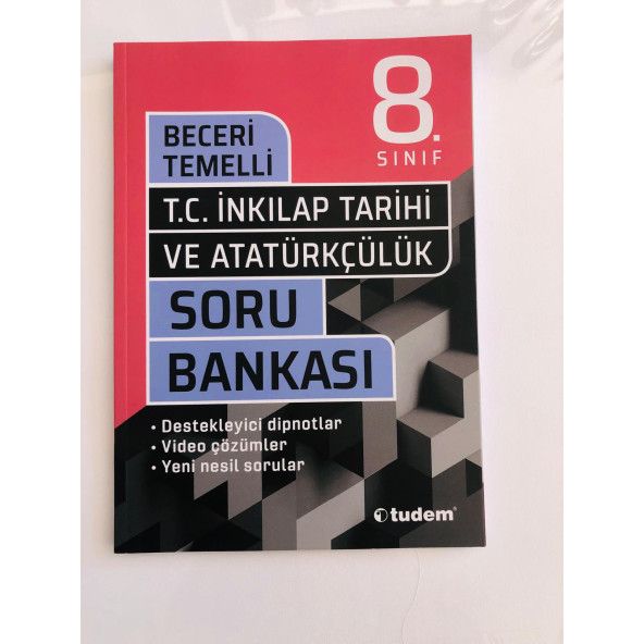 TUDEM 8.SINIF BECERİ TEMELLİ İNKİLAP TARİHİ SORU BANKASI