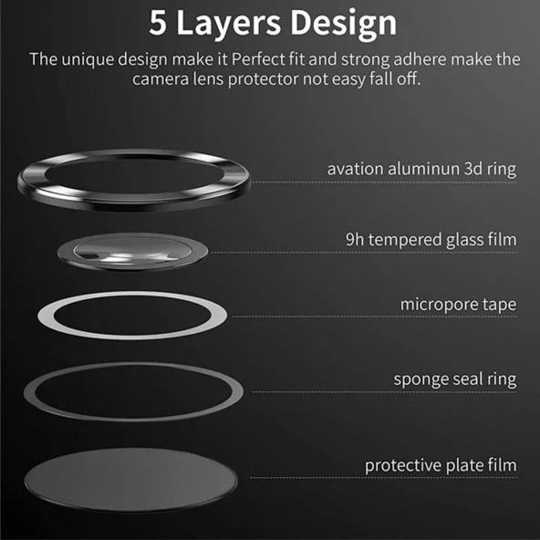 Samsung Galaxy S24 Ultra Kamera Koruyucu Gold - 3