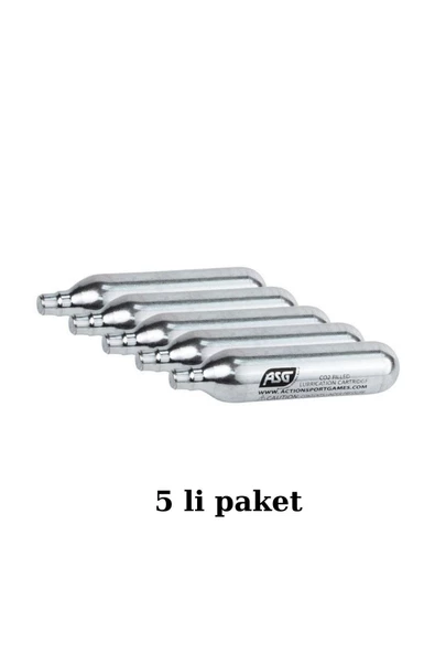Asg 12 gr Co2 Havalı Tabanca Tüpü (5 Adet)