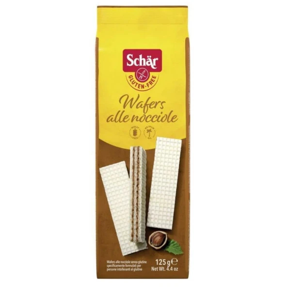 SCHAR WAFERS ALLE NOCCIOLE 125 GR