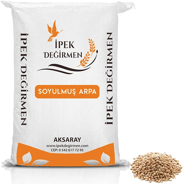 İpek Değirmen 1 KG Soyulmuş Kabuksuz Arpa Doğal Katkısız Taş Değirmen