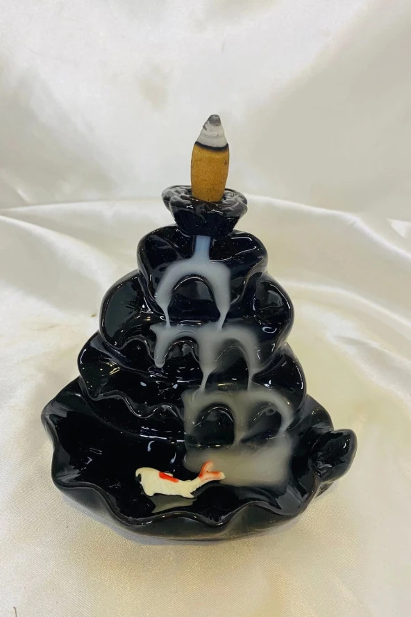 Geri Akış Tütsülük Ters Akış Şelale Kaliteli Seramik Siyah Japon Balık ürün görseli