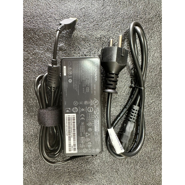 ORJİNAL Lenovo 20V 4.5A 90W Usb Notebook Adaptörü KARE UC 90 WATT - 3