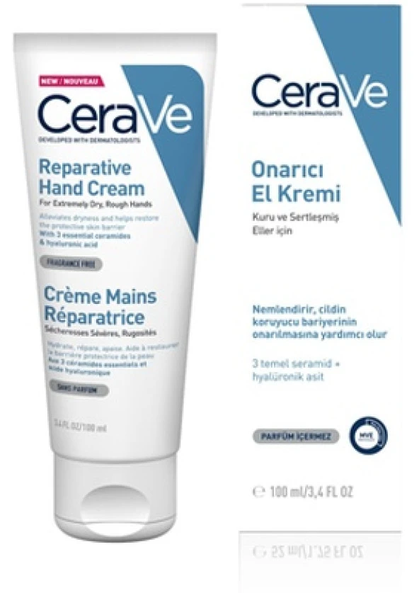 Cerave Reparative Hand Cream Kuru & Sertleşmiş Eller İçin 50 ml