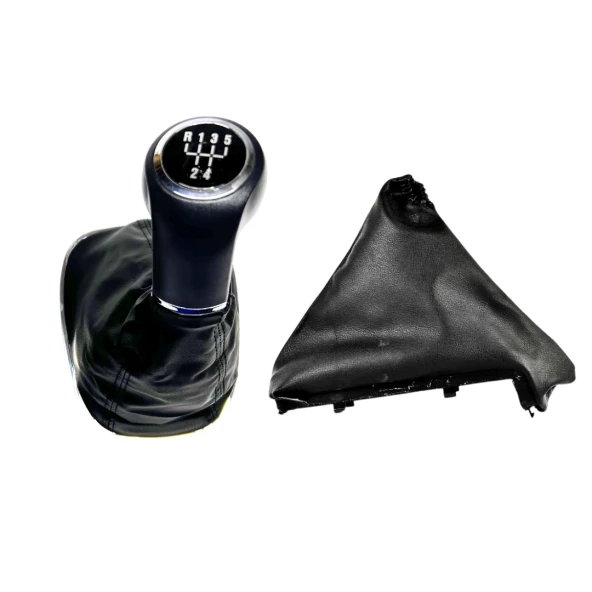 Opel Corsa D Krom Set Vites Topuzu-El Fren Körüklü-Vites Körüklü-Nikelajlı-Krom Halkalı-5 İleri ürün görseli