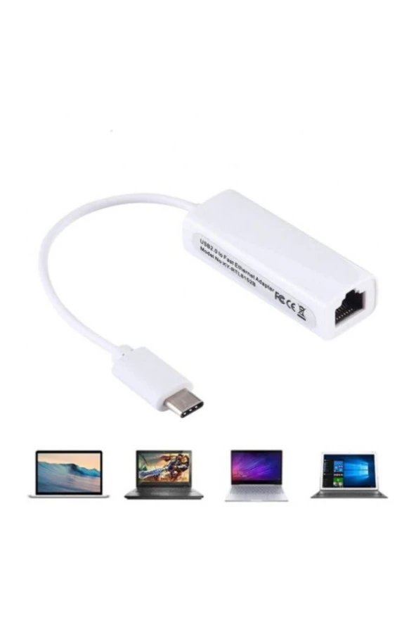 Type-c To Ethernet Dönüştürücü Usb To Rj45 Dönüştürücü (tak Çalıştır)