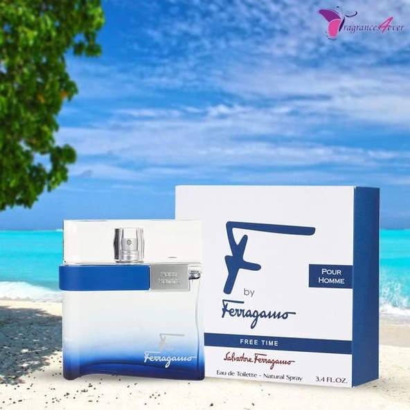 Salvatore Ferragamo F Free Time Pour Homme edt 100 ml erkek parfüm VİNTAGE