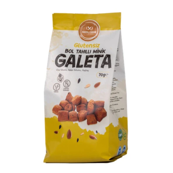 MAYALIHANE GLUTENSİZ TAHILLI MİNİK GALETA 70 g