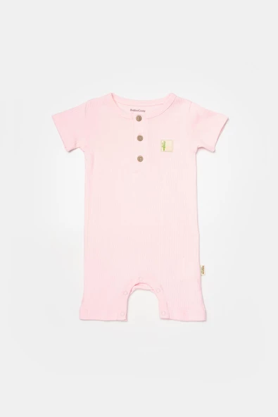 Bebek 2'li Kısa Kollu Tulum, %50 Bambu - %50 Organik Pamuk, Bebek ve Yenidoğan Serisi - CSYB9036 - 5