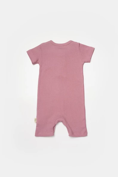 Bebek 2'li Kısa Kollu Tulum, %50 Bambu - %50 Organik Pamuk, Bebek ve Yenidoğan Serisi - CSYB9036 - 4