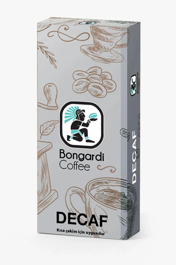 Bongardi Coffee 10 Adet Kafeinsiz Kapsül Kahve Decaf Nespresso Uyumlu