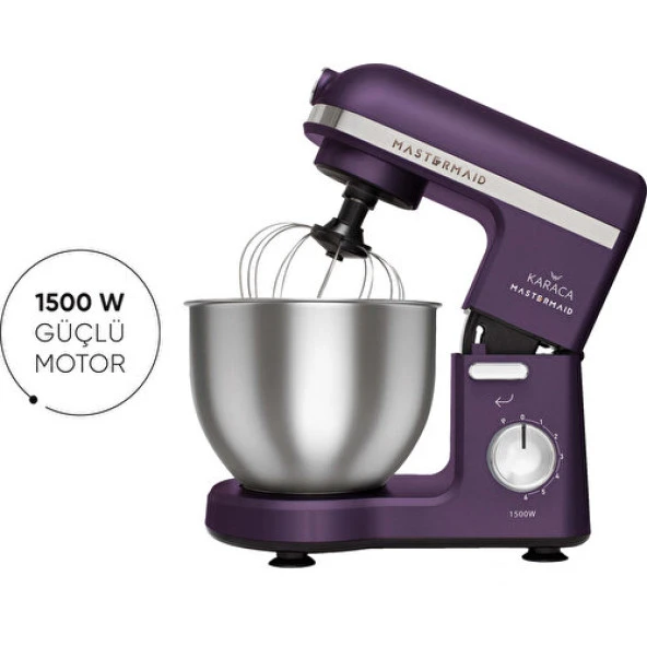 Karaca Mastermaid Chef Stand Mikser Grape Purple 1500W 5 Lt