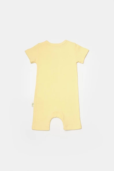 Bebek 2'li Kısa Kollu Tulum, %50 Bambu - %50 Organik Pamuk, Bebek ve Yenidoğan Serisi - CSYB9037 - 6