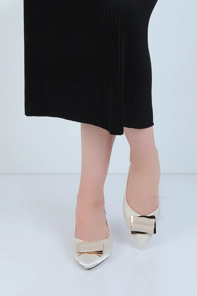 Moda Ayakkabı 01131 Shoes Bayan Babet Ayakkabı - 3