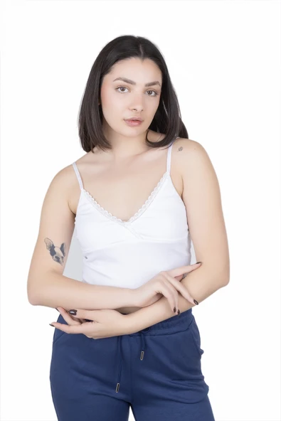 Looksense  Kadın Kaşkorse İp Askılı Crop 04001 - Resim 5