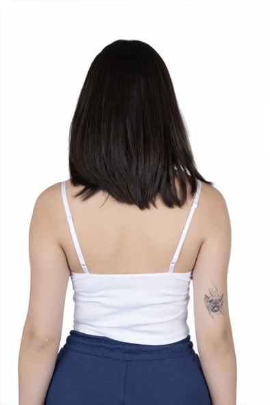 Looksense  Kadın Kaşkorse İp Askılı Crop 04001 - Resim 6