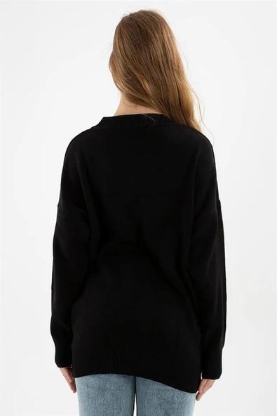 FASHION FRIENDS KADIN V YAKA KAZAK 23K0174K1 - 8