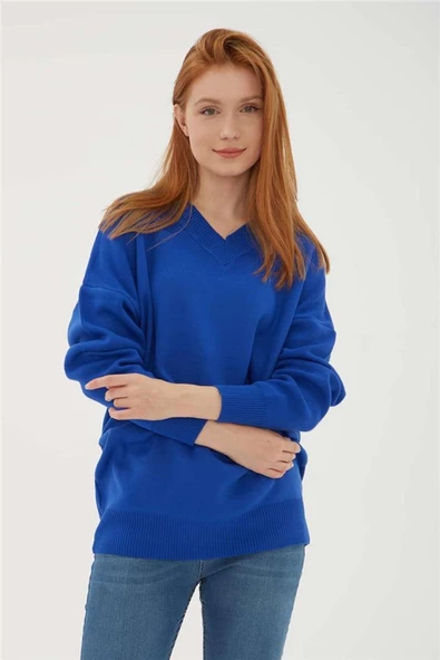 FASHION FRIENDS KADIN V YAKA KAZAK 23K0174K1 - 3