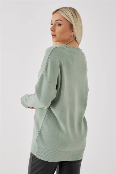 FASHION FRIENDS KADIN V YAKA KAZAK 23K0174K1 - 11