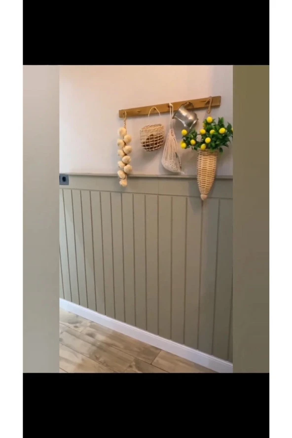 Petels Dekoratif. Duvar Çıtası. Ahşap Duvar Paneli. Boyanabilir. Ham. Mdf. 54x105 (1 ADET) - 2