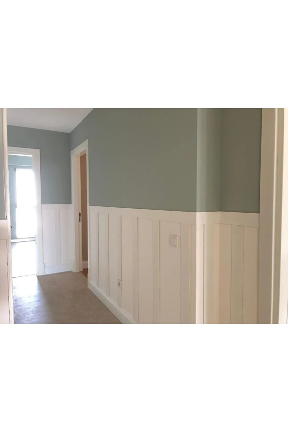 Petels Iskandinav Duvar Çıtası 1 Paket ( 4 Adet )100x8. Dekoratif. Mdf Duvar Çıtası - 5