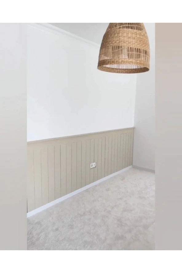 Petels Dekoratif. Duvar Çıtası. Ahşap Duvar Paneli. Boyanabilir. Ham. Mdf. 45x105 ( 1 Adet) - 7