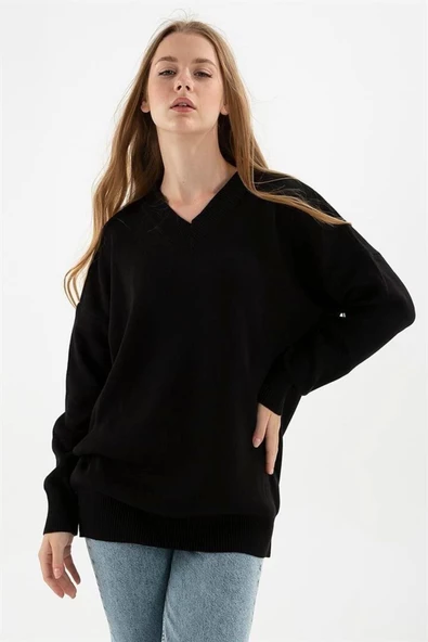 FASHION FRIENDS KADIN V YAKA KAZAK 23K0174K1 - 5