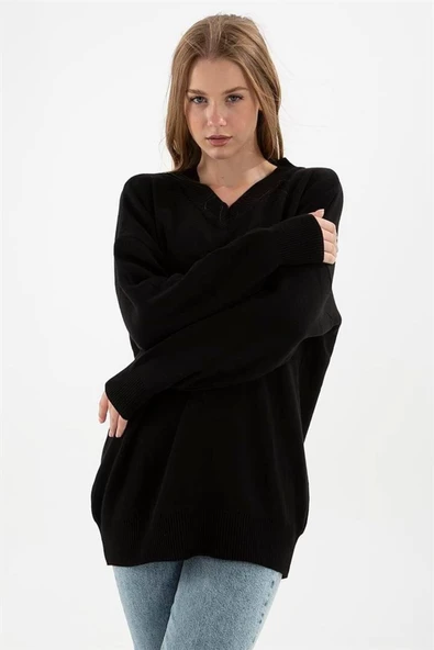 FASHION FRIENDS KADIN V YAKA KAZAK 23K0174K1 - 6