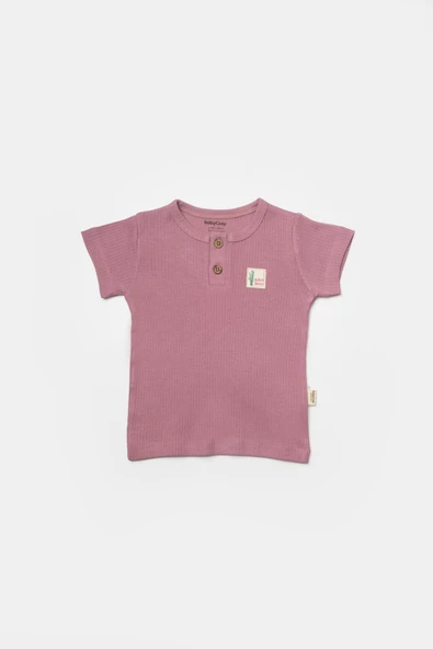 Bebek Şort ve Tişört Takımı, %50 Bambu - %50 Organik Pamuk, Bebek ve Yenidoğan Serisi - CSYB9039 - 4