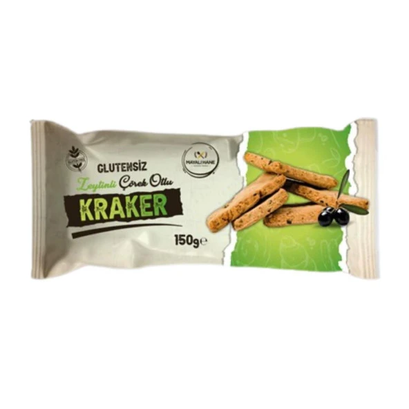 MAYALIHANE GLUTENSİZ ZEYTİNLİ ÇÖREK OTLU KRAK 150G