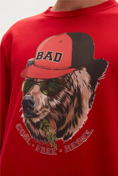BAD BEAR ERKEK REBEL CREWNECK 23.02.12.019 - 7