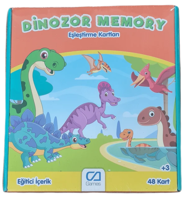 CA Games Dinozor Memory Eşleştirme Kartları