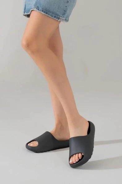 Carla verde Lena Unisex Yumuşak Kaydırmaz Tabanlı Plaj Havuz Bahçe Deniz Terliği - 6