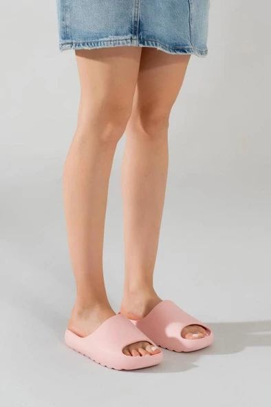 Carla verde Lena Unisex Yumuşak Kaydırmaz Tabanlı Plaj Havuz Bahçe Deniz Terliği - 11