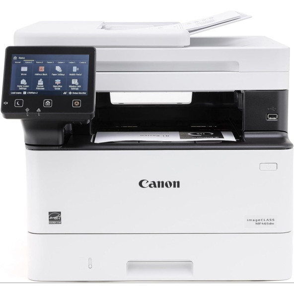 Canon İ-Sensys Mf465dw Tarayıcı + Fotokopi + Faks + Çok Fonksiyonlu Mono Lazer Yazıcı