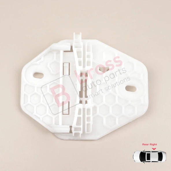 Renault Clio MK2 BB CB Thalia MK1 LB Symbol MK1 7700434304 İçin Arka Sağ Cam Kriko Plastiği ürün görseli 1