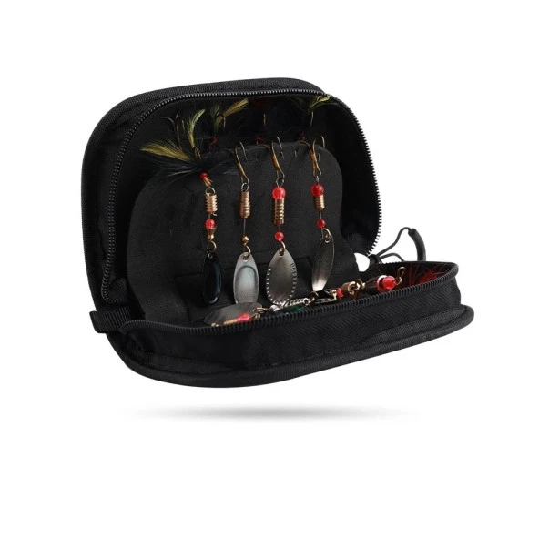 Captain Balıkçı Kaşık Mepss Cüzdanı Eva Destekli 16x11x5cm Siyah ürün görseli 1