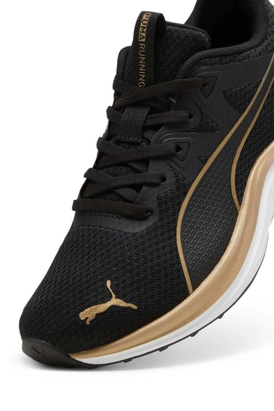 Puma Reflect Lite 378768 27 Kadın Yürüyüş ve Koşu Ayakkabısı Sİyah Altın 36-40