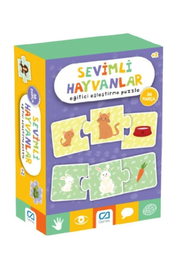 +2 Yaş Sevimli Hayvanlar 36 Parça Puzzle ()