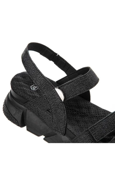 Muya Olimba 34201-001 Anatomik Taban Kadın Sandalet Siyah 36-40 - Resim 2