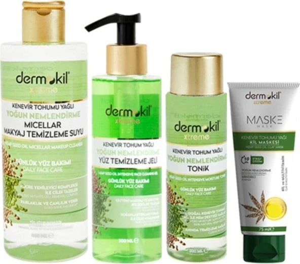 Dermokil   Maske 75 Ml+   Micellar 300 Ml+   Tonik 200 Ml+   Yüz Temizlem