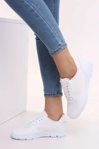 Albishoes Unisex Kadın Fileli Yazlık Hafif Rahat Günlük Yürüyüş Unisex Kadın Sneaker Spor Ayakkabı - 4